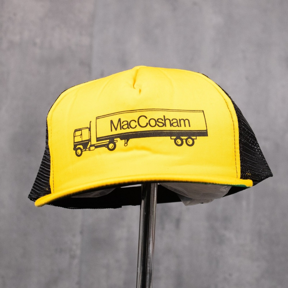 Vintage 1980's Adwear Watson Maccosham Trucker Hat